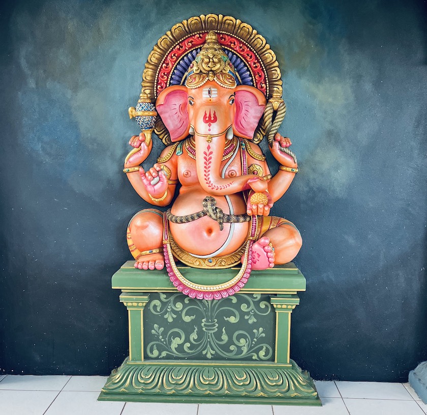 Découvrir les divinités de l'hindouisme, le dieu Ganesh, sur l'île de La Réunion